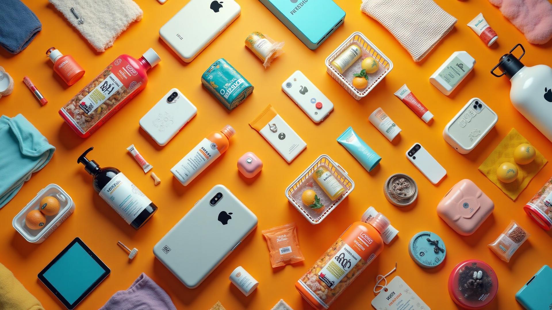 Everyday background showcasing everyday products and services